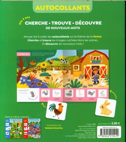 Produktbild: Autocollants : d&egrave;s 3 ans