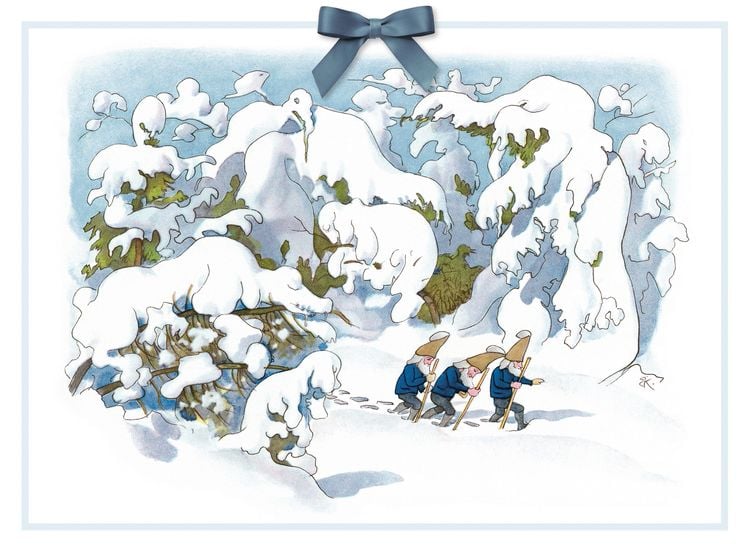 Produktbild: Adventskalender Zwerge im Schnee