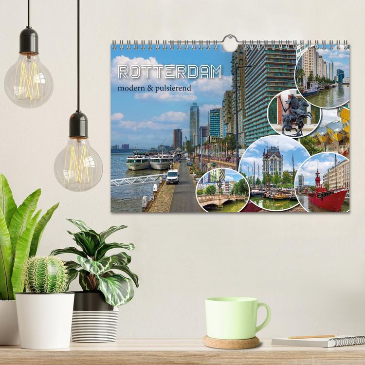 Produktbild: Rotterdam - modern und pulsierend (Wandkalender 2026 DIN A4 quer), CALVENDO Monatskalender