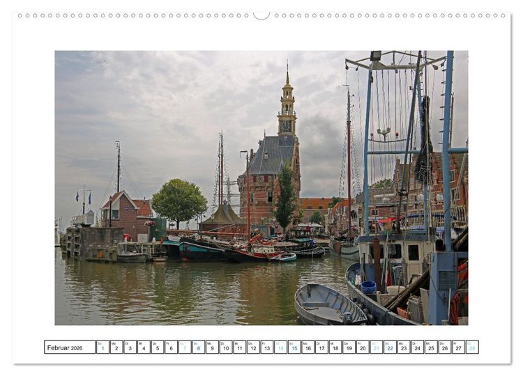 Produktbild: Hollands alte Hansest&auml;dte (Wandkalender 2026 DIN A2 quer), CALVENDO Monatskalender