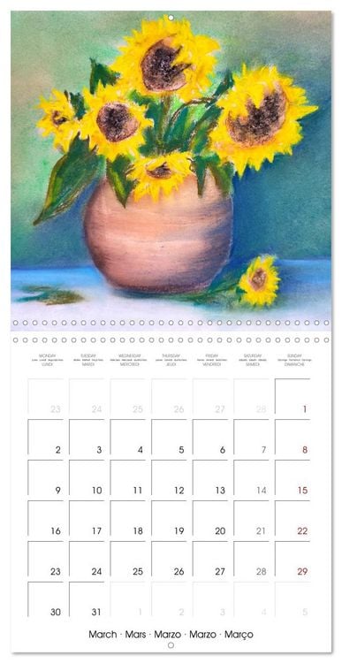 Produktbild: Calm moments in painted still lifes (Wall Calendar 2026 12 &times; 12 Inch) CALVENDO 12 Month Wall Calendar