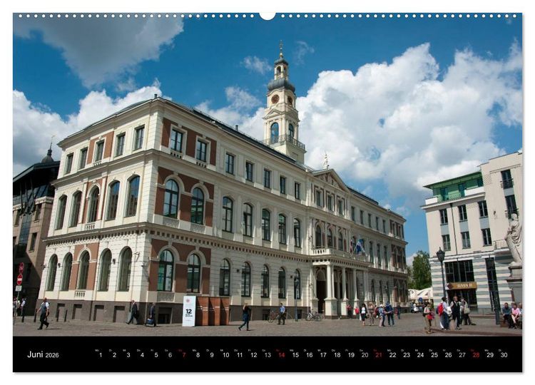 Produktbild: Hauptst&auml;dte des Baltikums (hochwertiger Premium Wandkalender 2026 DIN A2 quer), Kunstdruck in Hochglanz