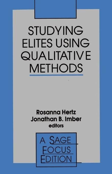 Produktbild: Studying Elites Using Qualitative Methods