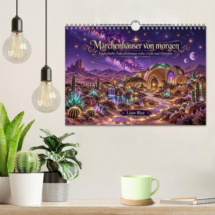 Produktbild: M&auml;rchenh&auml;user von morgen (Wandkalender 2027 DIN A4 quer), CALVENDO Monatskalender