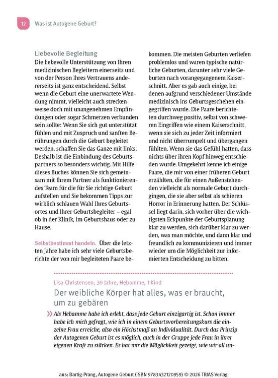 Produktbild: Autogene Geburt
