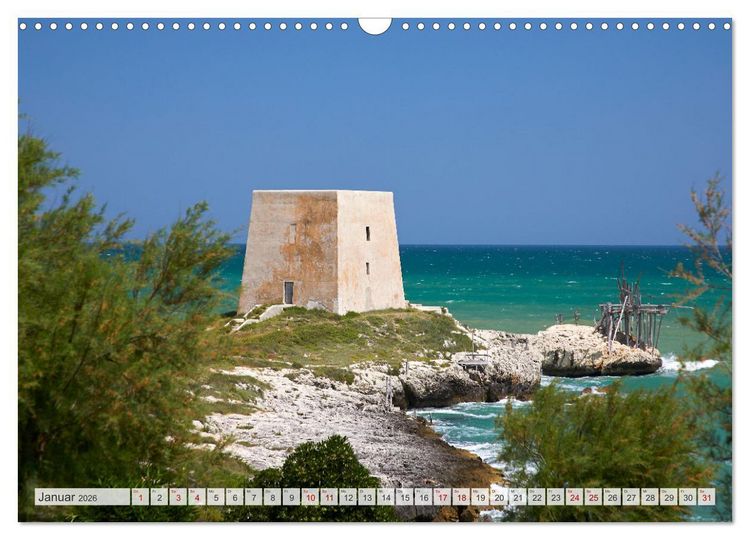 Produktbild: Apulien (Wandkalender 2026 DIN A3 quer), CALVENDO Monatskalender