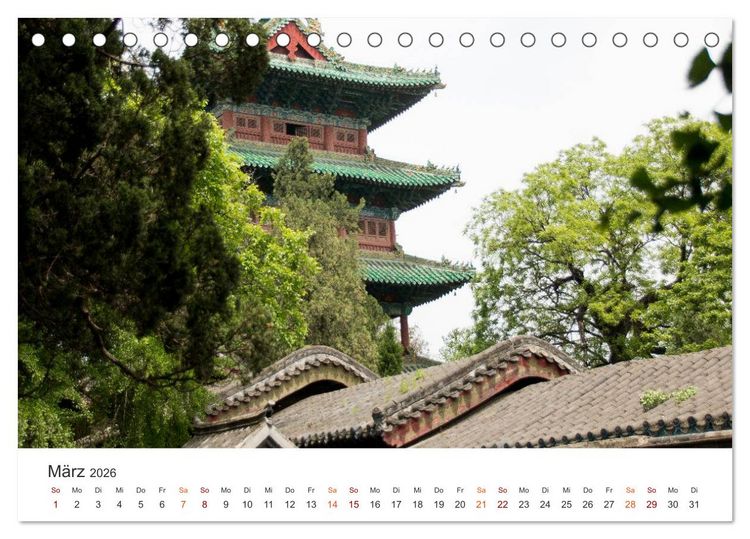 Produktbild: China - Tradition und Moderne (Tischkalender 2026 DIN A5 quer), CALVENDO Monatskalender