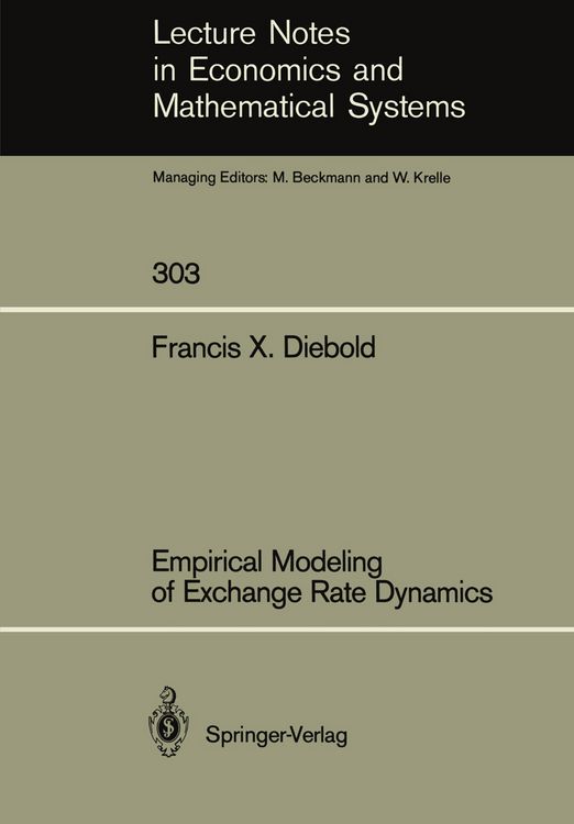 Produktbild: Empirical Modeling of Exchange Rate Dynamics