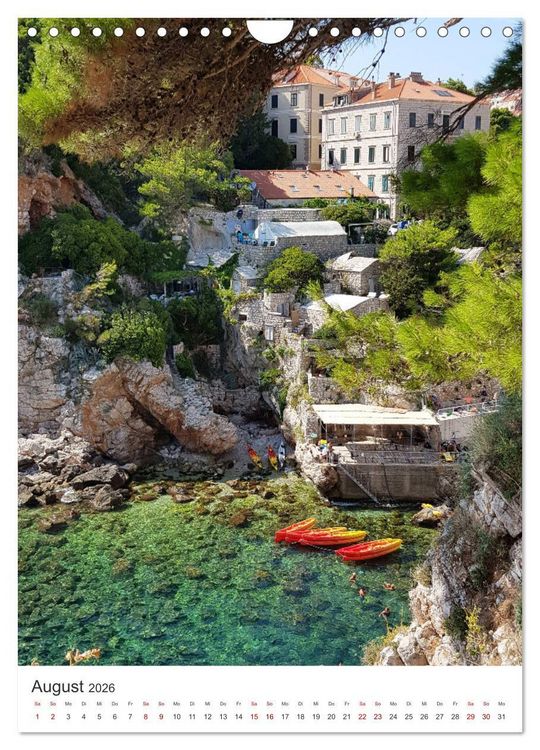 Produktbild: Kroatien - Eine Reise in das wundersch&ouml;ne Land. (Wandkalender 2026 DIN A4 hoch), CALVENDO Monatskalender
