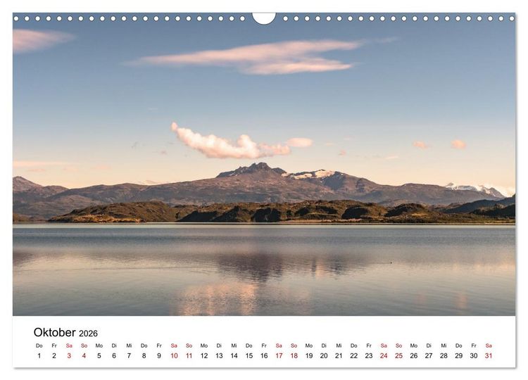 Produktbild: Patagonien, Torres del Paine Nationalpark: Am Rand der Welt (Wandkalender 2026 DIN A3 quer), CALVENDO Monatskalender