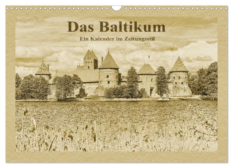 Produktbild: Das Baltikum - Ein Kalender im Zeitungsstil (Wandkalender 2026 DIN A3 quer), CALVENDO Monatskalender