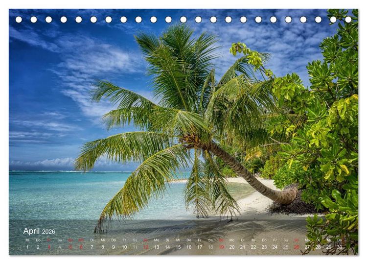 Produktbild: Malediven Impressionen aus dem Paradies (Tischkalender 2026 DIN A5 quer), CALVENDO Monatskalender