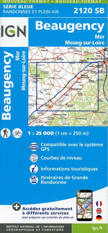 Produktbild: Beaugency.Mer.Meung-sur-Loire 1:25 000