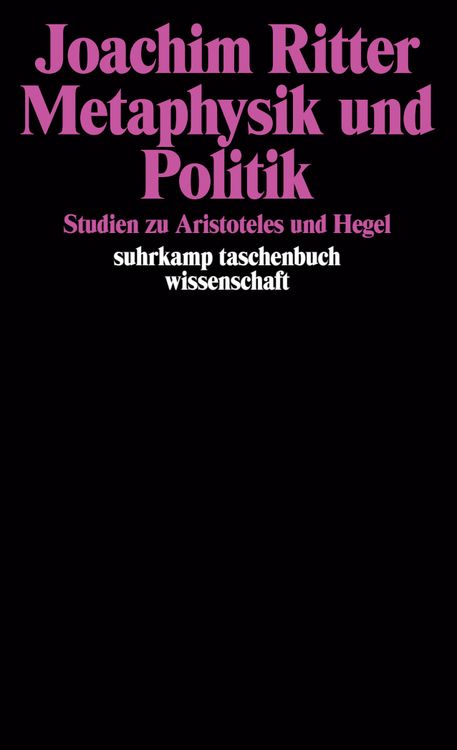Produktbild: Metaphysik und Politik