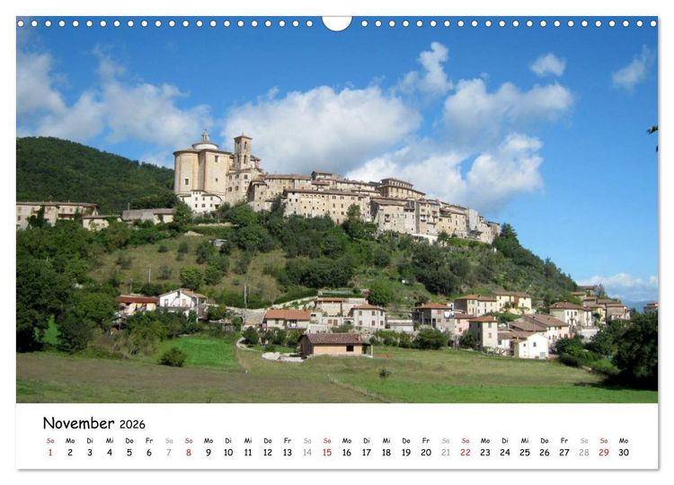 Produktbild: Camino di Assisi - Franziskusweg (Wandkalender 2026 DIN A3 quer), CALVENDO Monatskalender