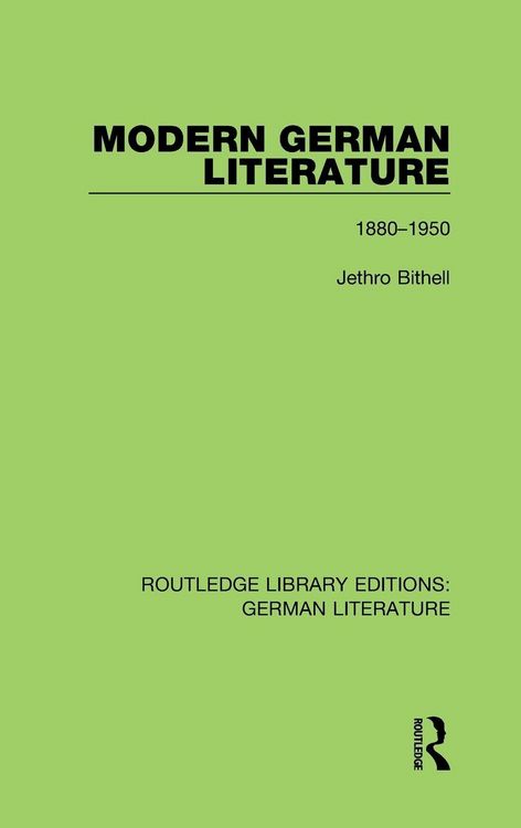 Produktbild: Modern German Literature