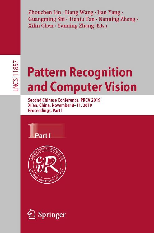 Produktbild: Pattern Recognition and Computer Vision