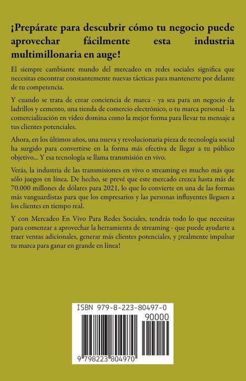 Produktbild: Mercadeo En Vivo Para Redes Sociales