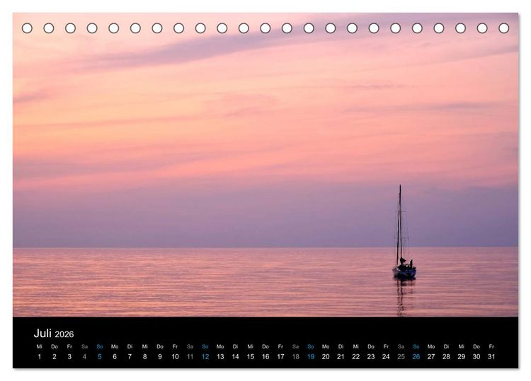 Produktbild: Ostseestrand Graal-M&uuml;ritz (Tischkalender 2026 DIN A5 quer), CALVENDO Monatskalender