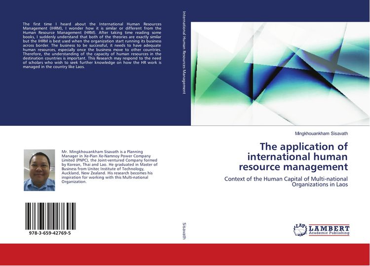 Produktbild: The application of international human resource management