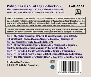 Produktbild: Pablo Casals Vintage Collection