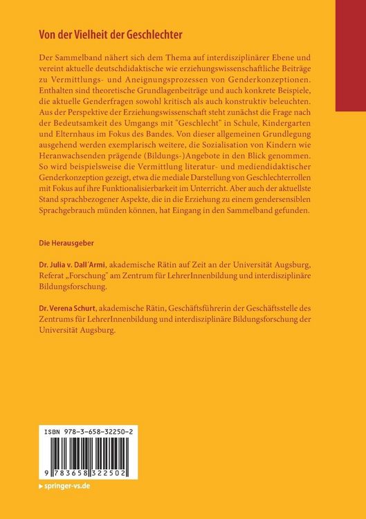 Produktbild: Von der Vielheit der Geschlechter