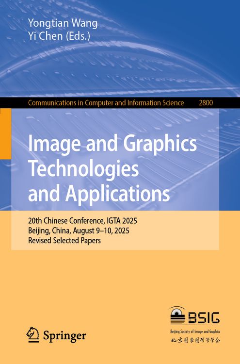 Produktbild: Image and Graphics Technologies and Applications