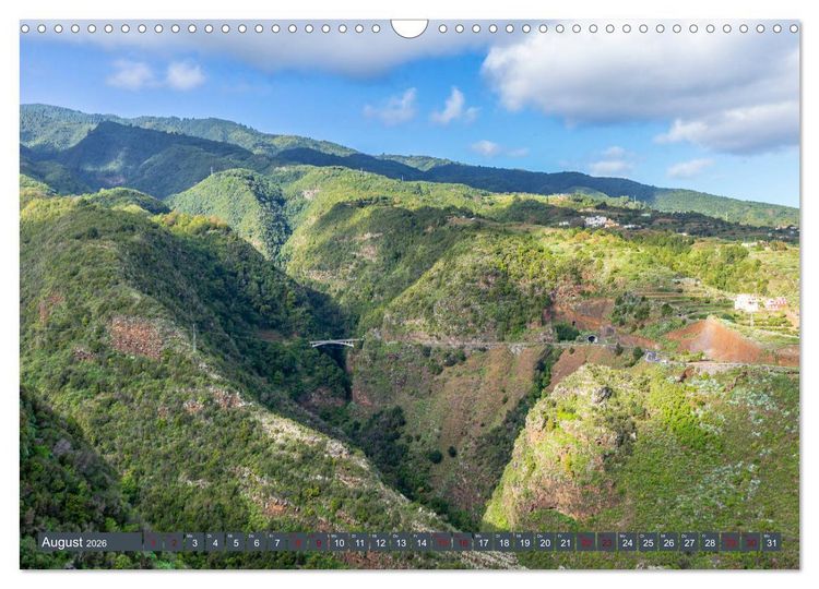 Produktbild: La Palma - Gr&uuml;ne Trauminsel im Atlantik (Wandkalender 2026 DIN A3 quer), CALVENDO Monatskalender