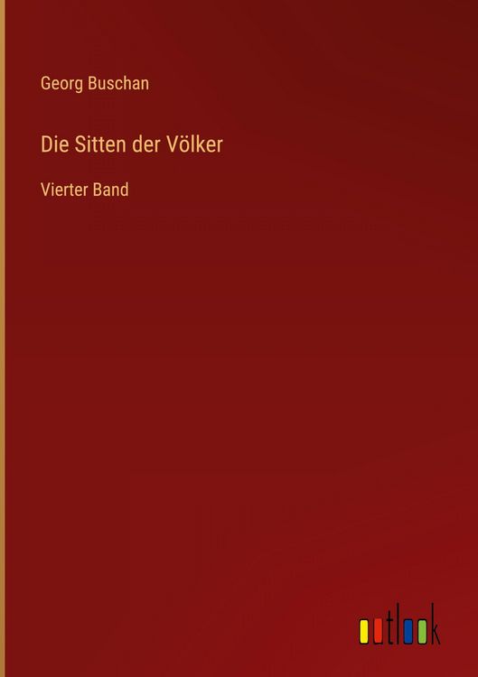 Produktbild: Die Sitten der V&ouml;lker