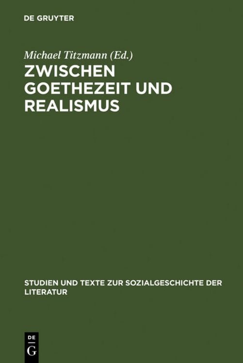 Produktbild: Zwischen Goethezeit und Realismus
