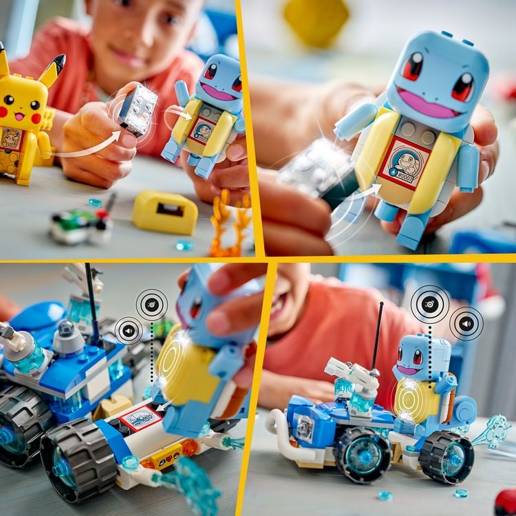 Produktbild: LEGO Pok&eacute;mon SMART Play: Trainer-Buggyabenteuer mit Schiggy kompatibles Set 72156