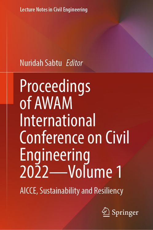 Produktbild: Proceedings of AWAM International Conference on Civil Engineering 2022&mdash;Volume 1