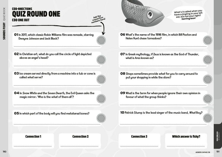 Produktbild: Sounds Fishy Quiz Book
