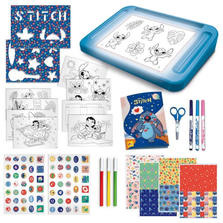 Produktbild: STITCH Zeichen Schule mit Licht