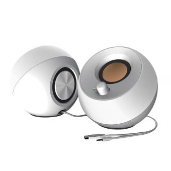 Produktbild: CREATIVE Pebble 2.0 Lautsprecher, 3,5 mm Stereoklinke, USB Powered, weiss
