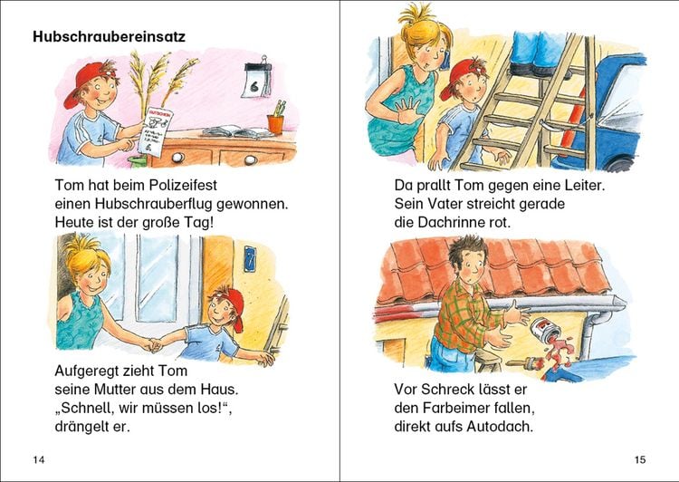 Produktbild: 7-Minuten-Geschichten zum Lesenlernen - Polizei und Feuerwehr im Einsatz