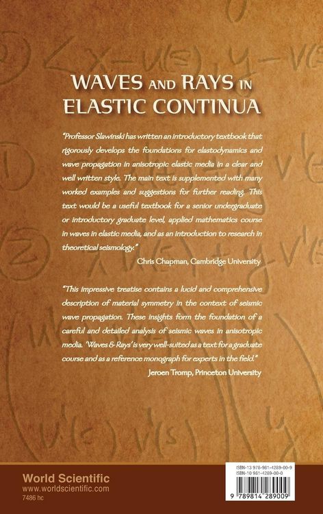 Produktbild: Waves & Rays in Elastic Continua