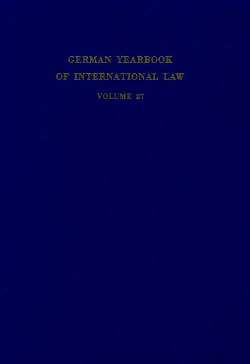 Produktbild: German Yearbook of International Law - Jahrbuch f&uuml;r Internationales Recht.