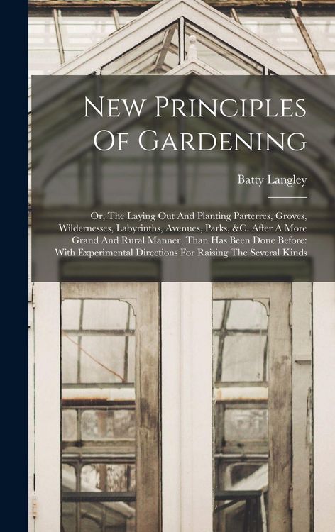 Produktbild: New Principles Of Gardening