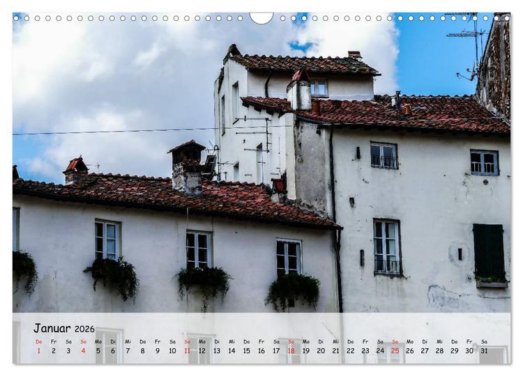 Produktbild: Bezauberndes Lucca (Wandkalender 2026 DIN A3 quer), CALVENDO Monatskalender