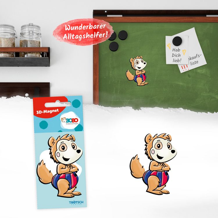 Produktbild: Tr&ouml;tsch Bobo Siebenschl&auml;fer 3D-Magnet