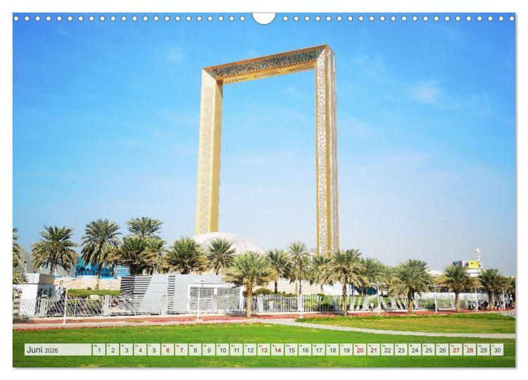 Produktbild: Orient - Manama, Abu Dhabi, Dubai, Maskat (Wandkalender 2026 DIN A3 quer), CALVENDO Monatskalender