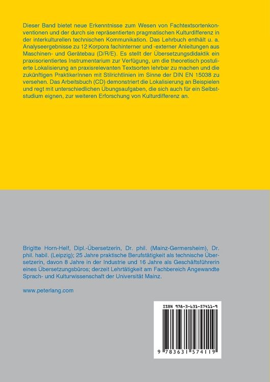 Produktbild: Kulturdifferenz in Fachtextsortenkonventionen