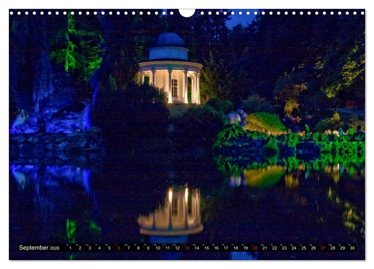 Produktbild: Kassel bei Nacht (Wandkalender 2026 DIN A3 quer), CALVENDO Monatskalender