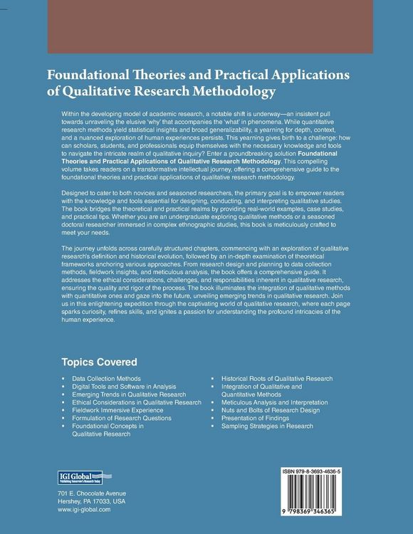 Produktbild: Foundational Theories and Practical Applications of Qualitative Research Methodology