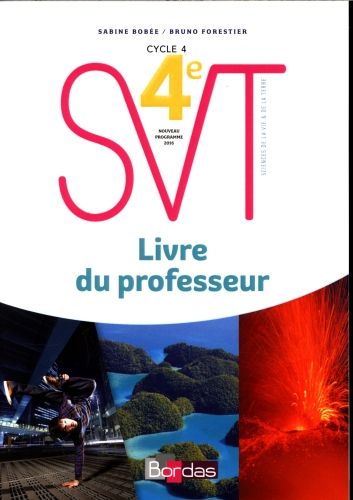 Produktbild: SVT, sciences et vie de la Terre 4e, cycle 4 : livre du professeur