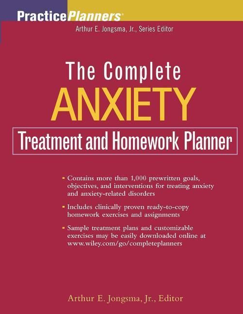 Produktbild: Jongsma, A: Complete Anxiety Treatment and Homework Planner