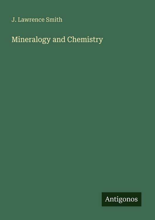 Produktbild: Mineralogy and Chemistry