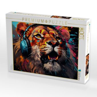 Produktbild: CALVENDO Puzzle L&ouml;wensonate | 1000 Teile Lege-Gr&ouml;&szlig;e 64x48cm Foto-Puzzle f&uuml;r gl&uuml;ckliche Stunden