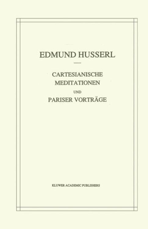 洋書 Edmund Husserl Gesammelte Schriften die-idee-der-phaenomenologie-